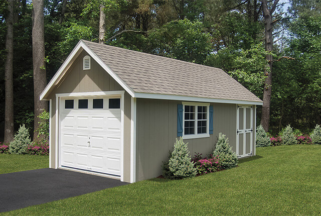 pre-built & custom garages cedar craft storage solutions