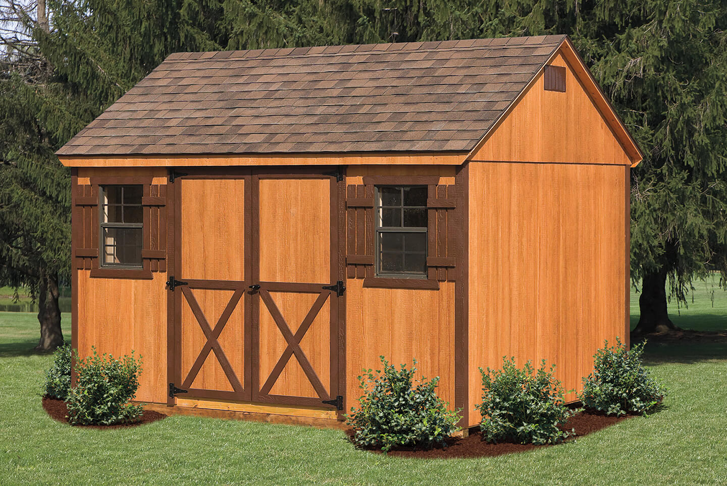 Vinyl A-Frame Storage Sheds | Cedar Craft Storage Solutions