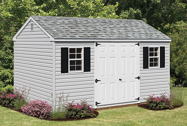 Vinyl A-Frame Storage Sheds Cedar Craft Storage Solutions