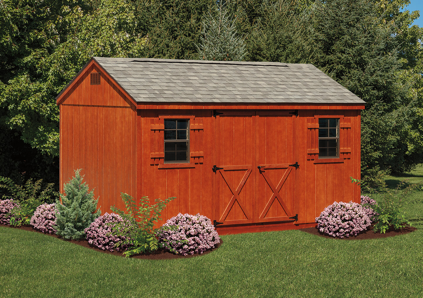 Vinyl A-Frame Storage Sheds | Cedar Craft Storage Solutions