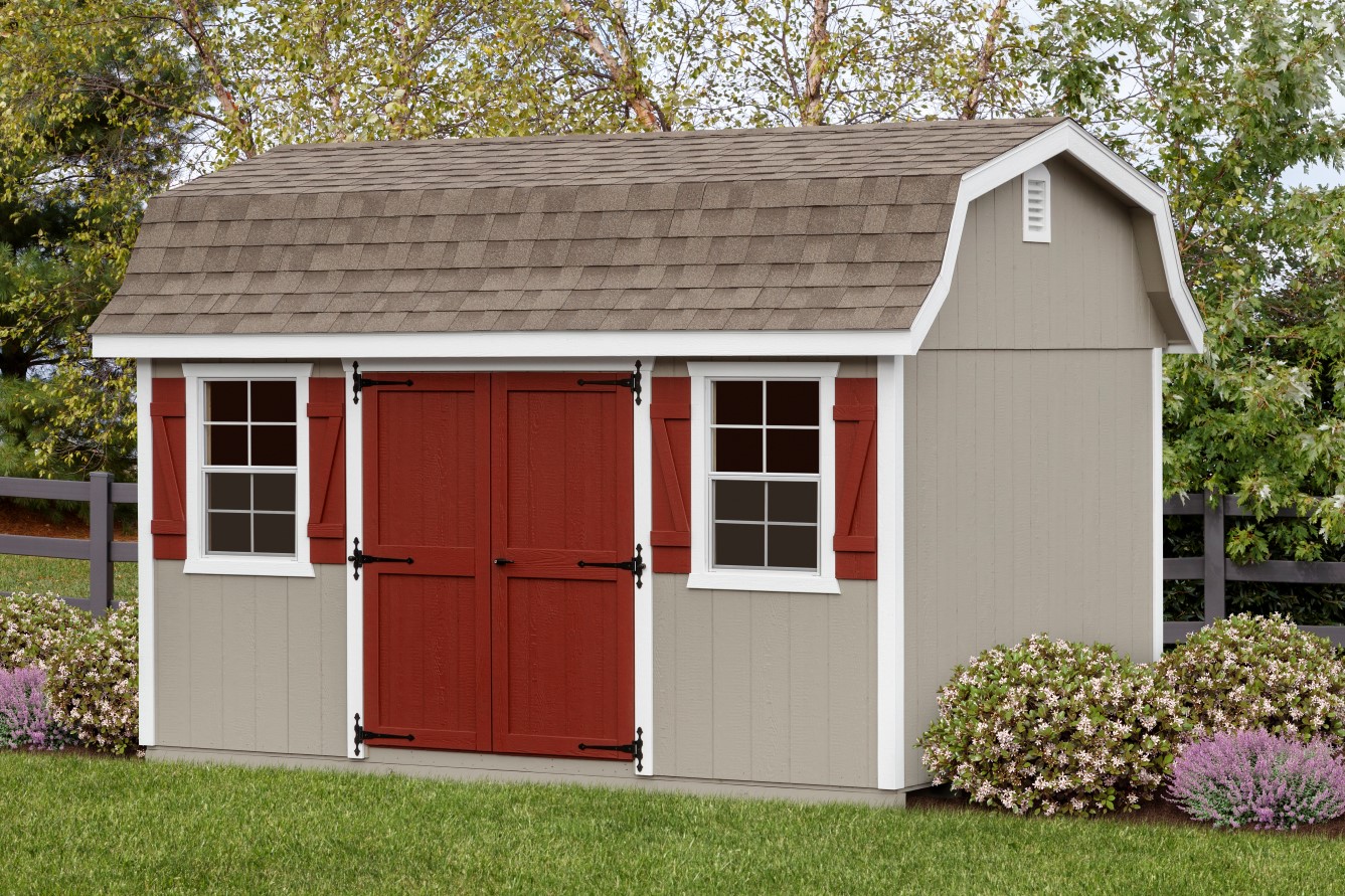 cottage style storage shed pricing & options list